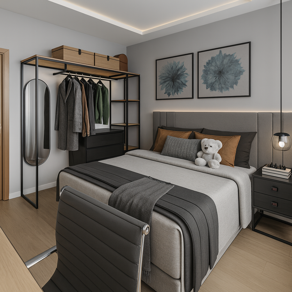 Projeto de interiores — ambiente principal